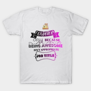 cashier job tittle T-Shirt